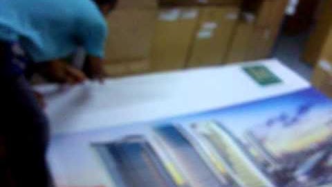 Top Brand Display Stand - Velcro Pop Up Completed with Printing