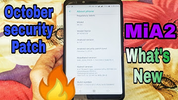 MiA2 October Security Patch Update Rollout.What