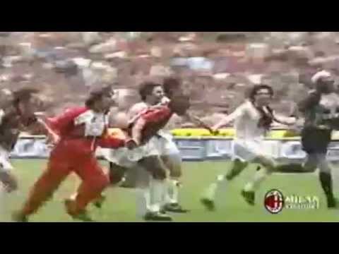 Serie A 1995-1996, day 32 Milan - Fiorentina 3-1 (Rui Costa, Savicevic, R.Baggio, Simone)