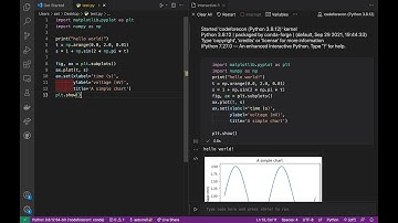 How to install Visual Studio Code and use it to run Python scripts in an interactive window