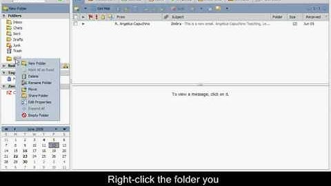 Change share access in Zimbra