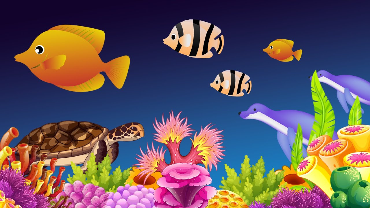 Enjoy The Best Lullaby Fish Animation Video for Babies with soft baby ...