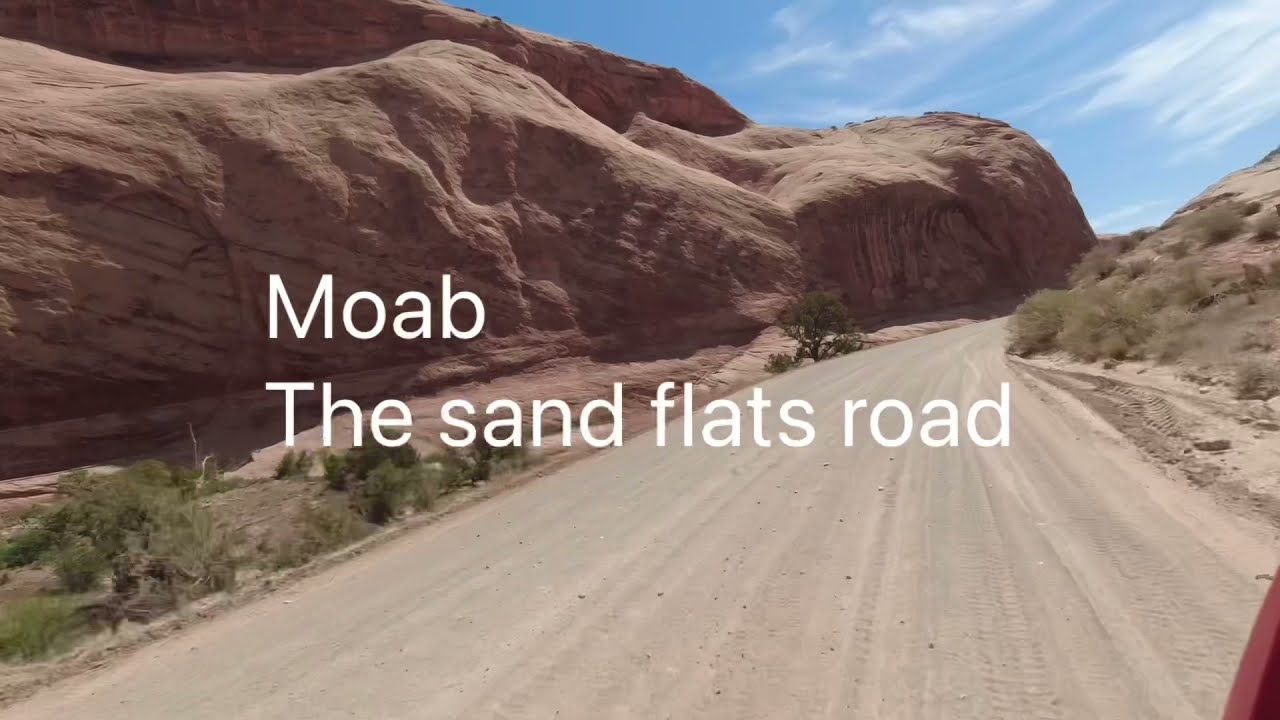 Moab - The sand flats road