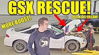 Fixing My 250K Mile Eclipse GSX For CHEAP & Adding More Boost For FREE! AWD Launch Monster!