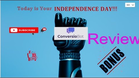 Conversiobot Review 🔥 Easy AI Chatbot for YOU❗