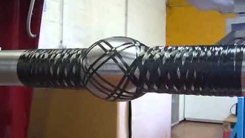 Filament-winding of a convex-shaped geometry, sequence 3/5