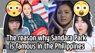 Korean react to The reason why Sandara Park is famous in the Philippines | Korean didn't know 😳