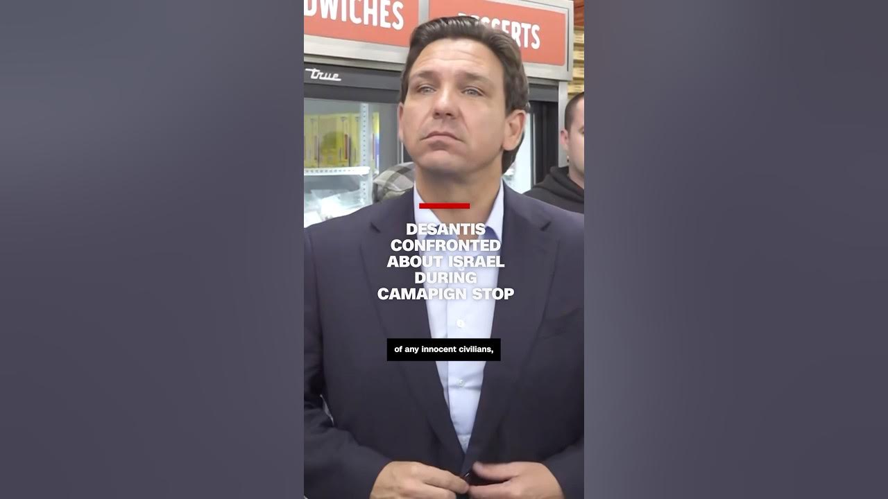 DeSantis confronted about Israel during campaign stop