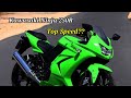 Kawasaki ninja 250r top speed test