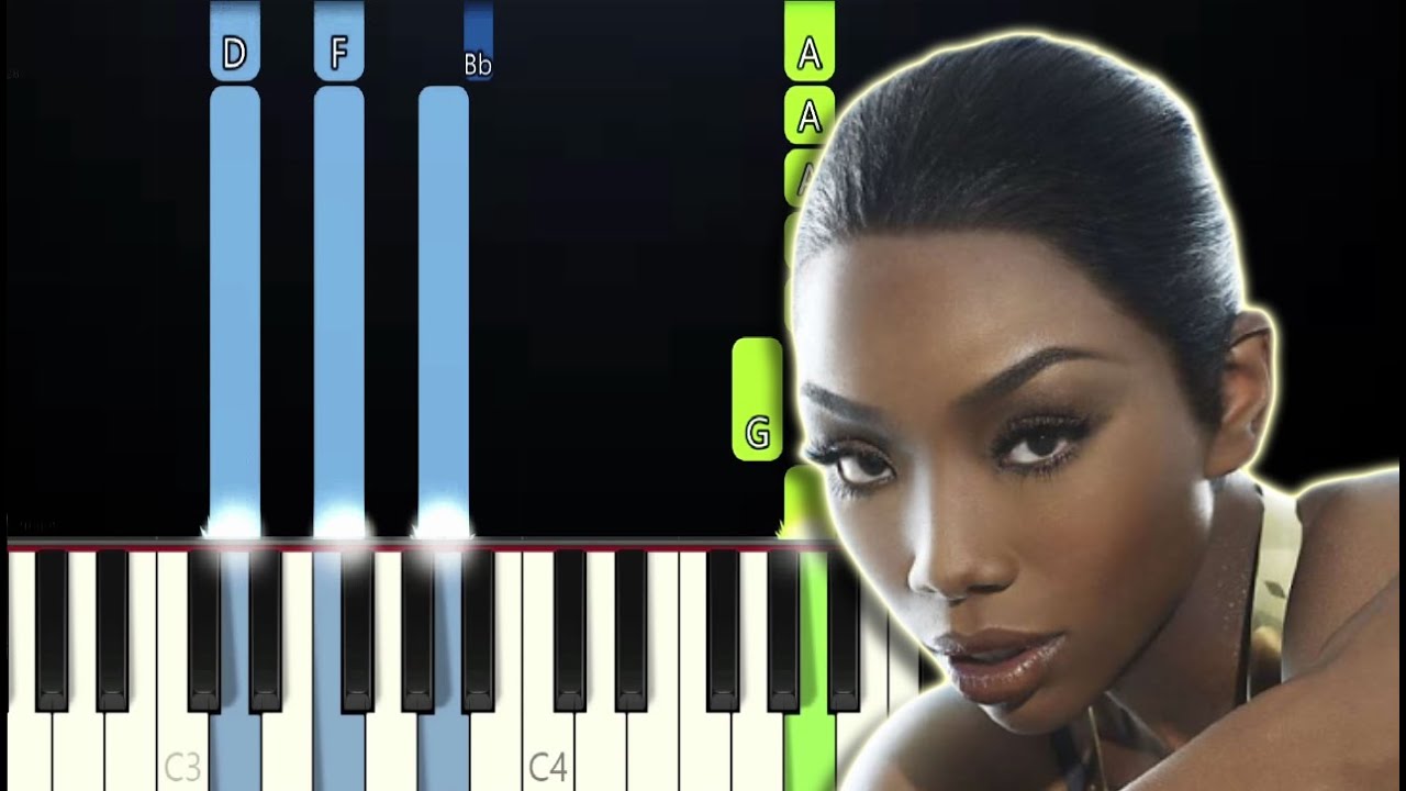 Brandy - Everything I Do I Do It For You (Piano Tutorial)