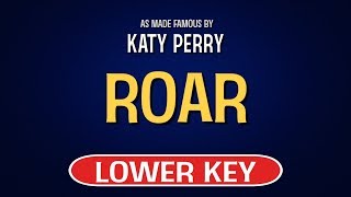 Katy Perry - Roar | Karaoke Lower Key