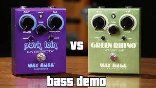Way Huge Pork Loin ベースエフェクター Way Huge Pork Loin Bass Demo - YouTube