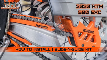 How To Install | TM Designworks Slide-N-Guide Kit | 2020 KTM 500 EXC