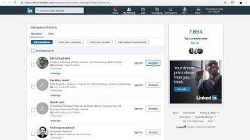 Automating the linkedIn invites acceptance using Python script