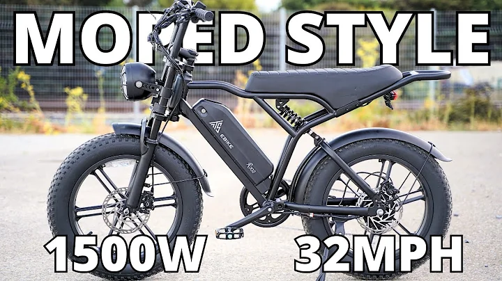 TST R002 Moped Style Ebike - Unboxing, Assembly, Unlock Max Speed, Test Ride & Review $100 OFF
