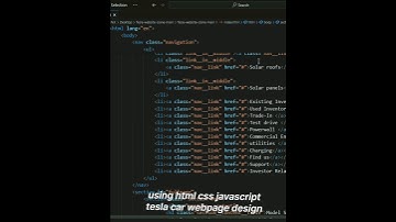 Tesla car webpage clone. #clubhouse #html #codingclub 👨‍💻