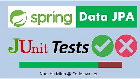 JUnit Tests for Spring Data JPA (Test CRUD operations)