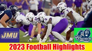 James Madison vs Old Dominion GAME HIGHLIGHTS HD | NCAAF Week 9 | College Football 2023
