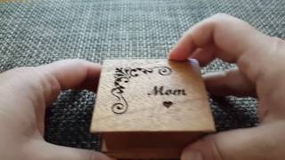 You are my sunshine music box custom engraved for Mom