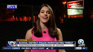 Threat investigated at Independence Middle School in Jupiter