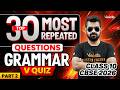 Top 30 Most Repeated Grammar Questions Part 2 | V Quiz | Class 10 English | CBSE 2026 | Shimon Sir