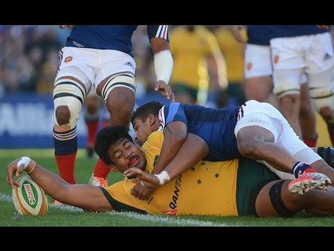 Will Skelton Wallabies Debut and try