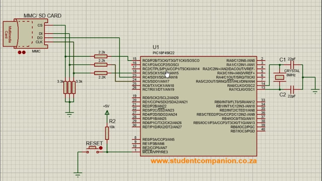 46- Interfacing SD Card, part 1 | MPLAB XC8 for Beginners Tutorial