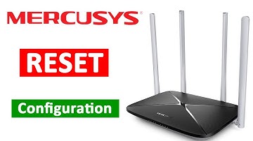 MERCUSYS router AC12G reset and configuration