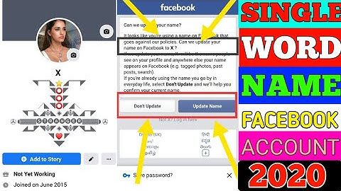 How To Make Single Word Name Facebook Account By || STRANGER TRICKER || 2020 May