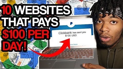 10 Websites To Make $100 Per Day Working From Home! (2020)