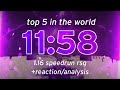 TOP 5 MINECRAFT SPEEDRUN 11:58 (1.16 RSG PB)