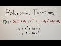 Understanding Polynomial Functions