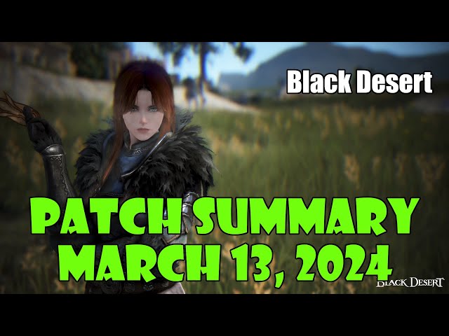 [Black Desert] Free Outfit and Maid from Events! Patch Notes Summary class=