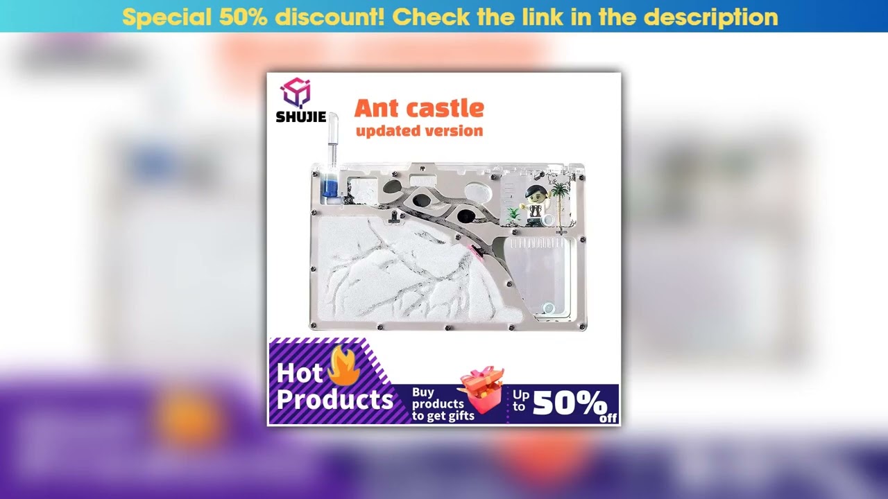 Discount 2021 New Ant Sand Castle Nest Workshop Household Ant Farm Underground Children'S Education