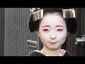 京都　上七軒　お見世出し　ふみ丸さん（舞妓）　Maiko debut at Kamishichiken, Kyoto