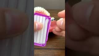 Usando a cera para aparelho dentário