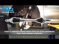 How to Replace Front Heavy Duty CV Axle Assemblies 2003-2008 Subaru Forester