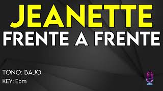 Jeanette - Frente A Frente - Karaoke Instrumental - Bajo