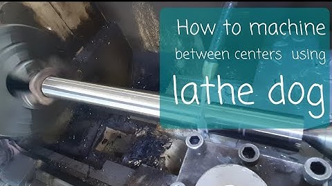 How to machine between center