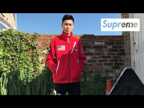 supreme north face fleece sizing