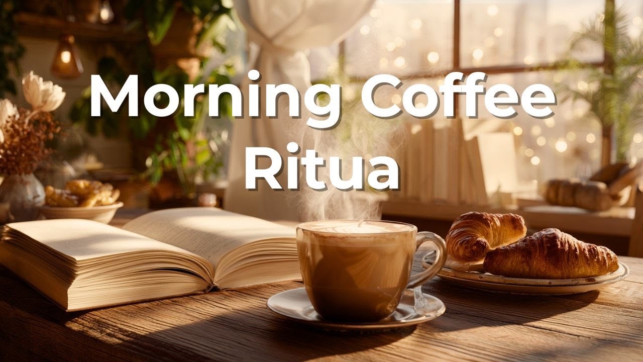 Morning Coffee Ritual ☕️ Gentle Piano & Guitar BGM for Deep Focus ...