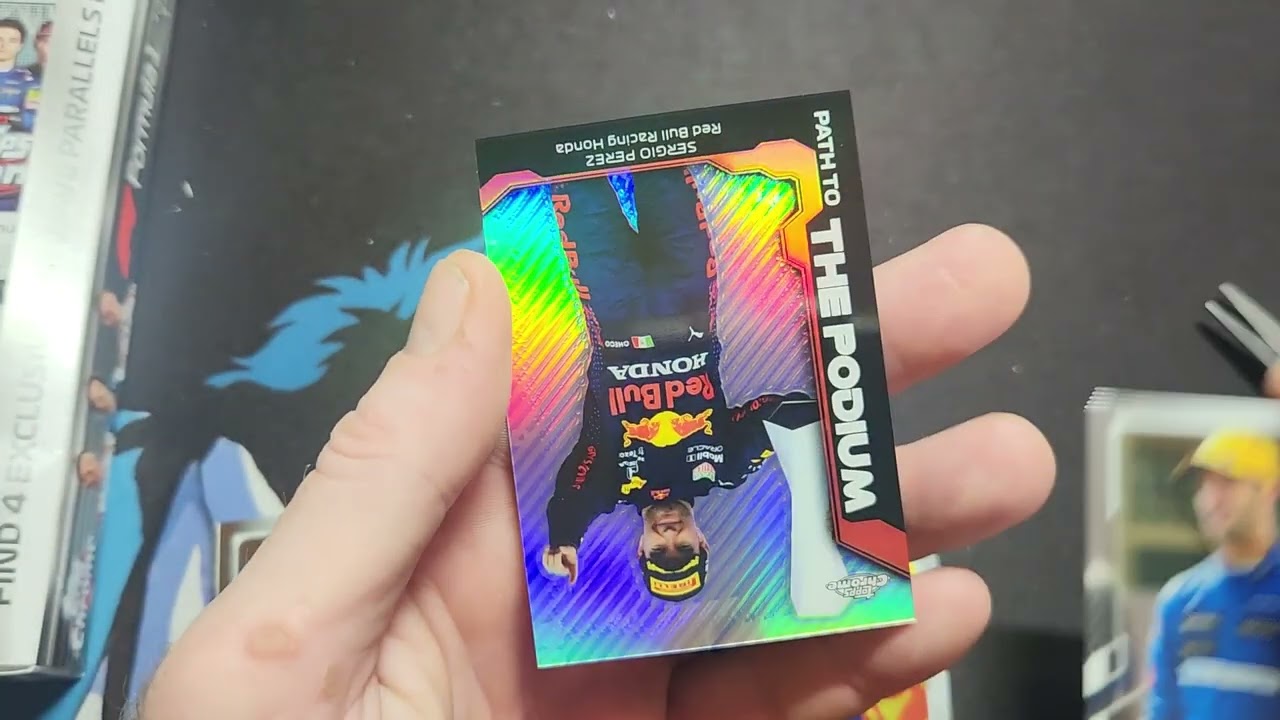 2021 Formula 1 Topps Chrome Box Opening Pack #8 F1 Cards