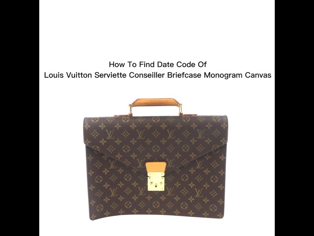 [Date Code & Stamp] Louis Vuitton Serviette Conseiller Briefcase