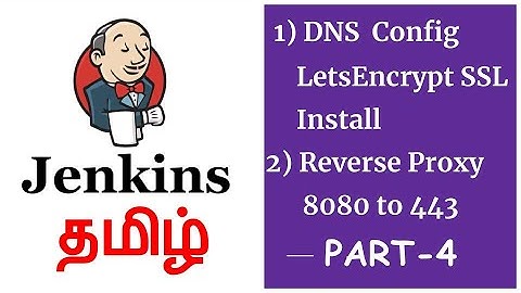 Jenkins with Tamil -4 |DNS & LetsEncrypt SSL Config |