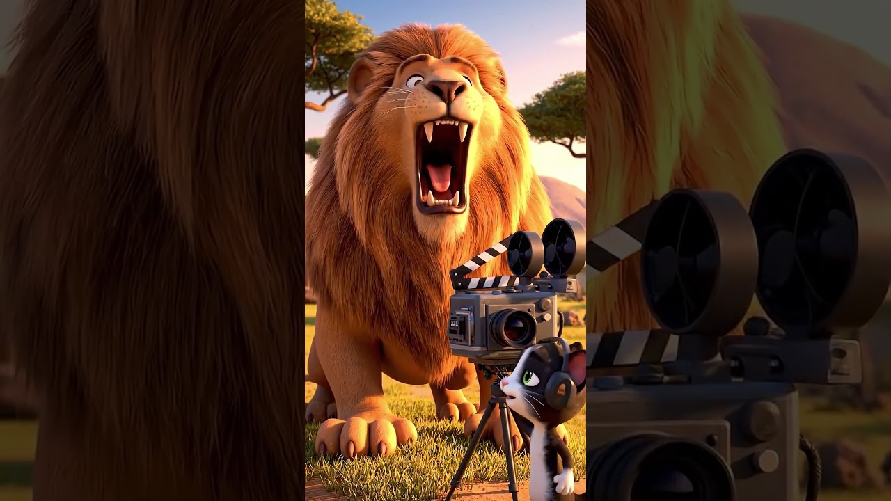 The Lion Who Spoke…A Pixar-Style Animated Surprise🦁✨