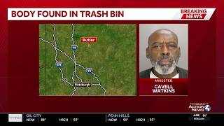 Police: Man facing charges after person found dead inside trash bin in Butler County