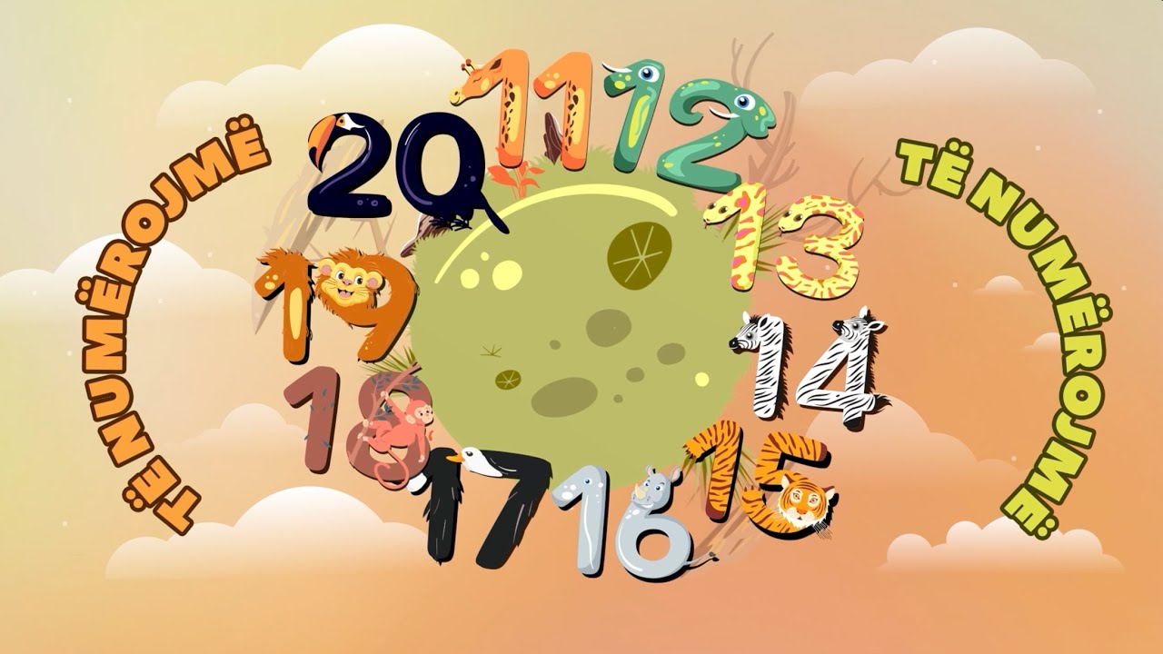 Eja të numërojmë nga 1 deri në 20 | Planeti i Fëmijëve™ — Këngë & Dituri