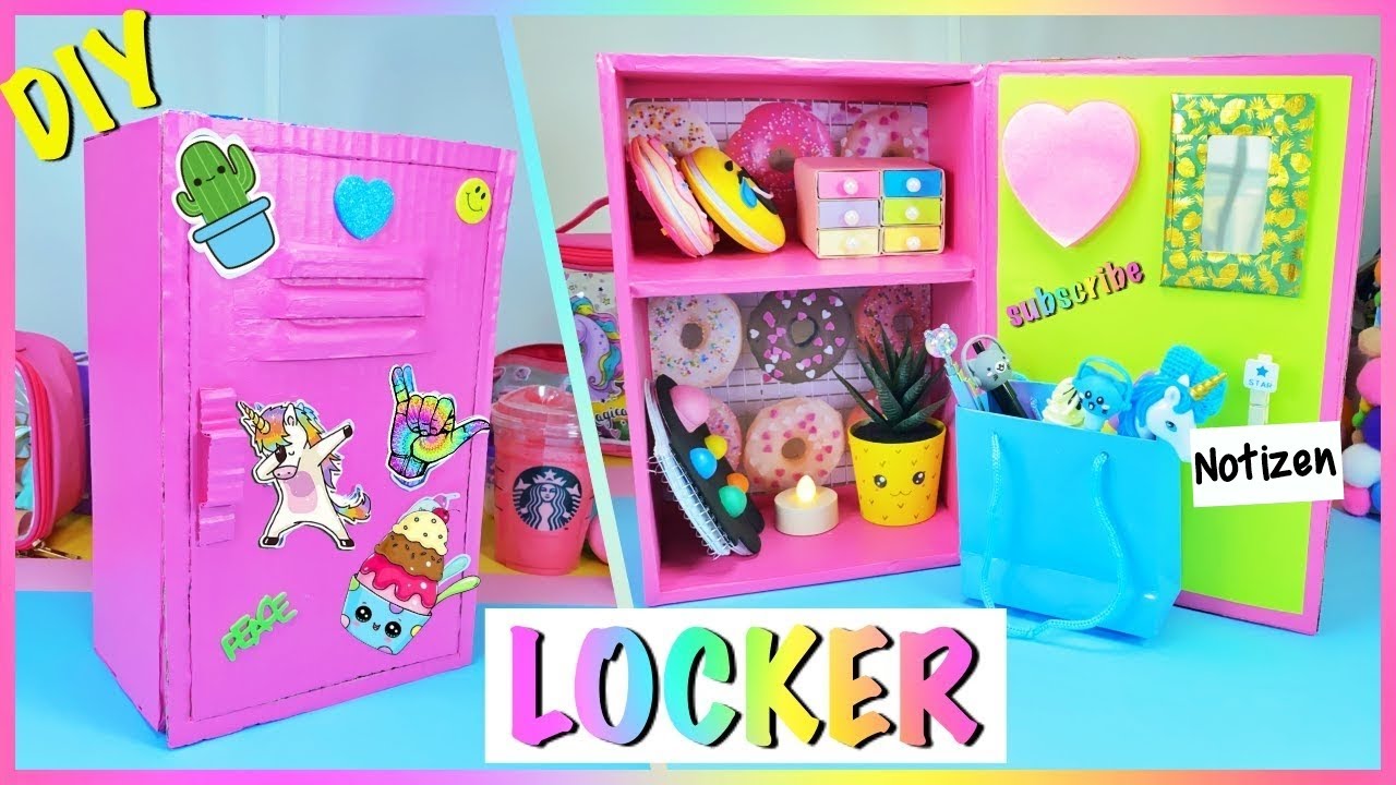 DIY Locker Organizer Schreibtisch Organizer Mit Schuhkarton Von GIRL