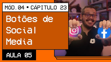 Criando os botões para redes sociais - @Curso em Vídeo HTML5 e CSS3