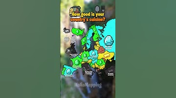 How good is your country’s cuisine? | ItaliaMapping #fypシ゚viral #mapping #mapper #geography #map